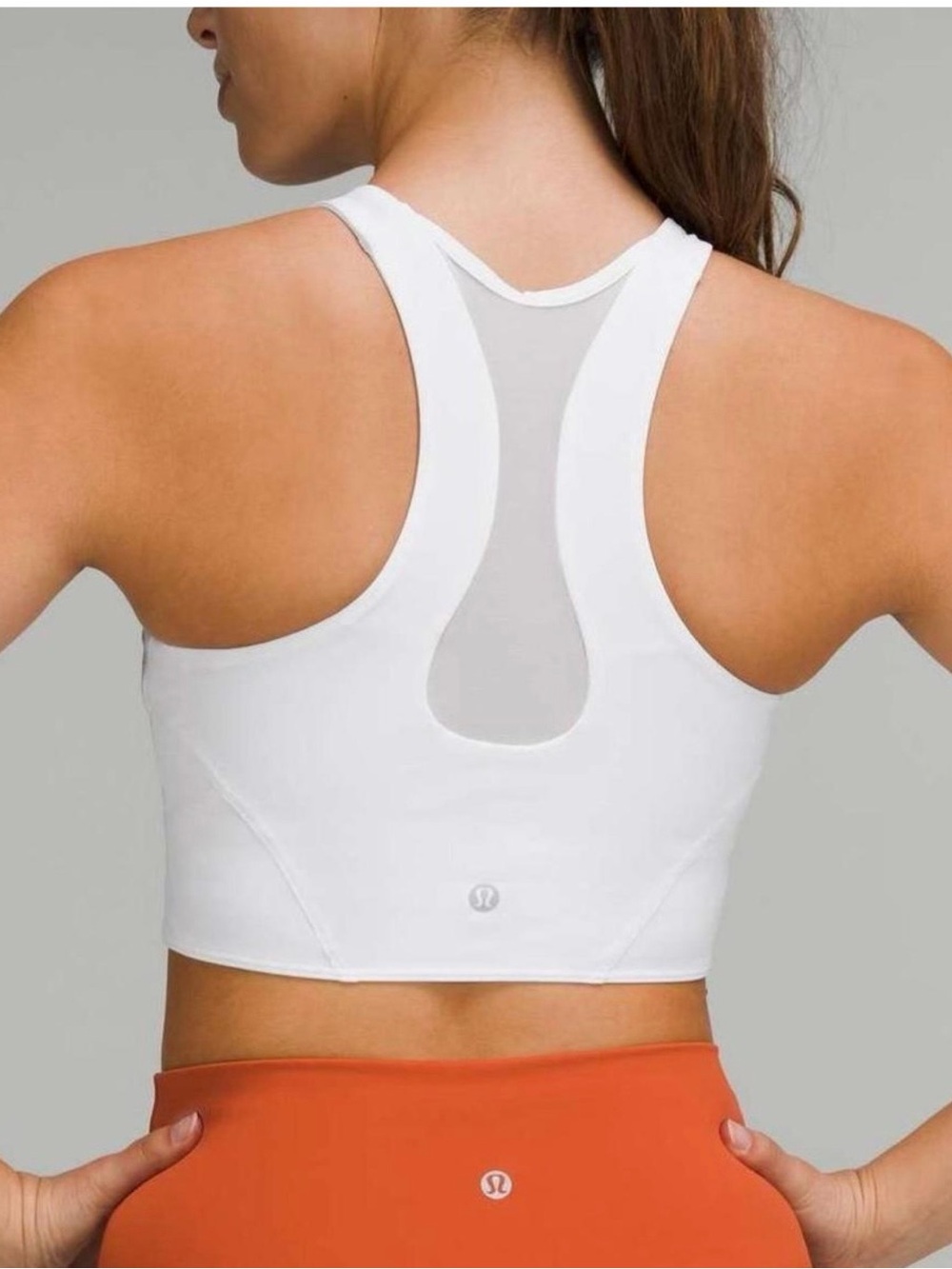 lululemon white vest workout top